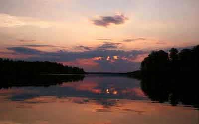 Abendrot - Schönwetter droht. Abends